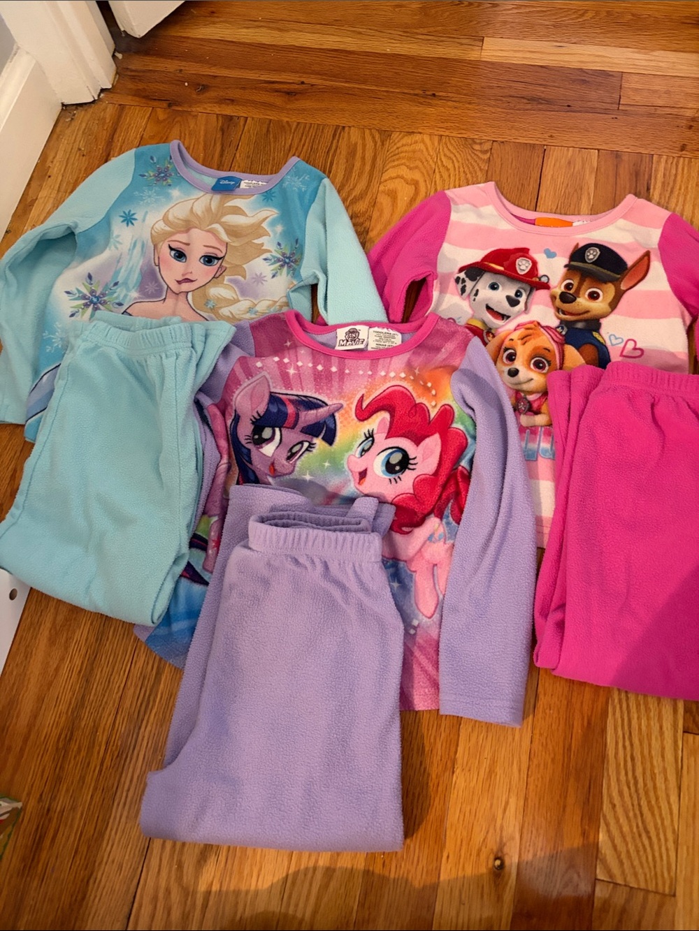 5t warm pajamas set of 3